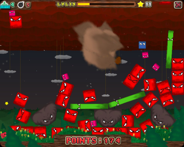 Boom Box Blue! Review – Destroy Those Angry Blocks!