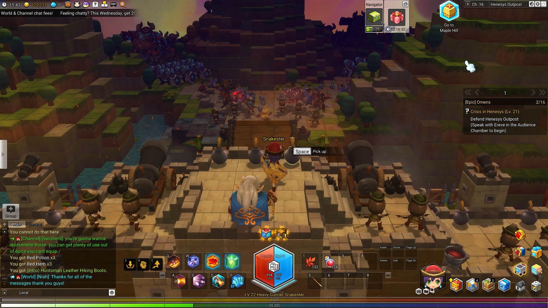 MapleStory 2 Henesys Outpost Screenshot