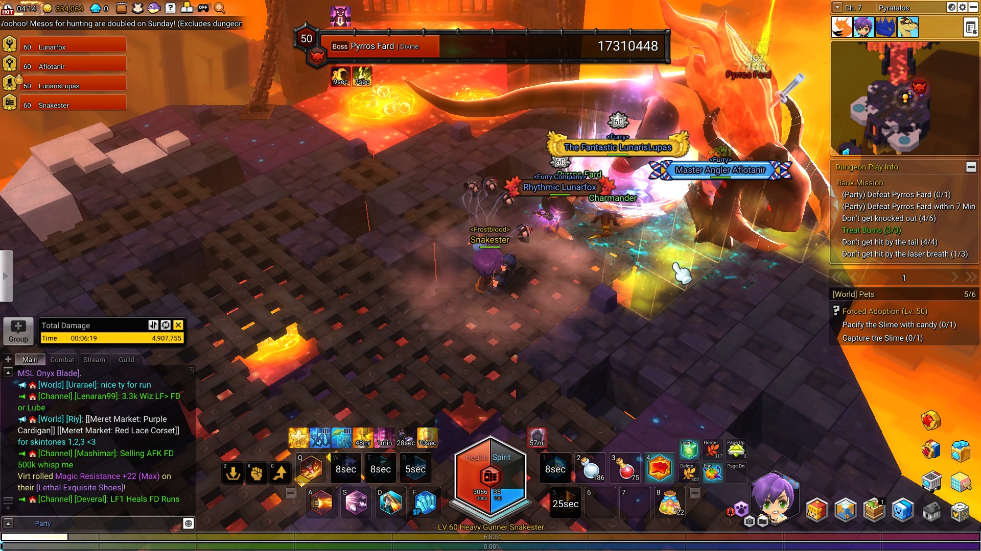 MapleStory 2 Pyrros Fard Boss Fight