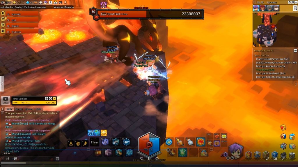 MapleStory 2 Fire Dragon Tail Slam Tip