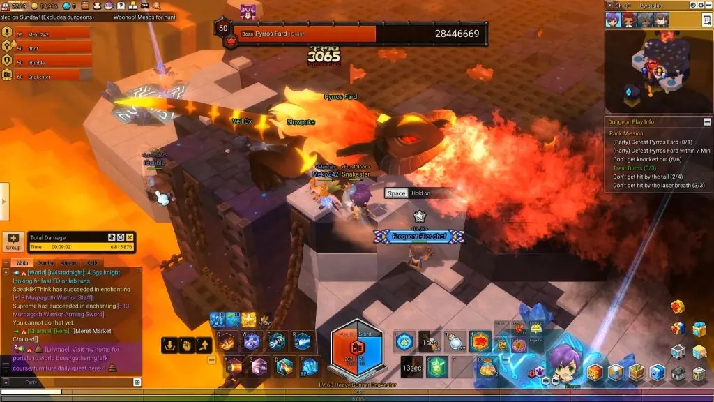 Maplestory 2 Fire Dragon Flame Breath