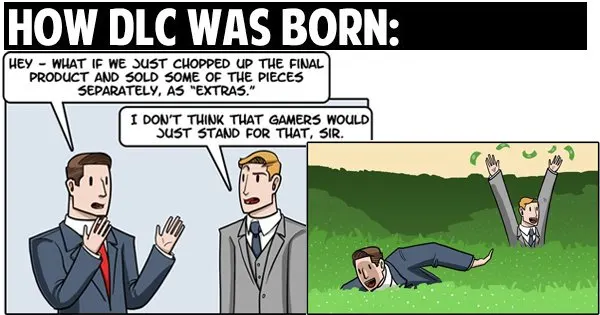 How DLC Was Born Dorkly Comic