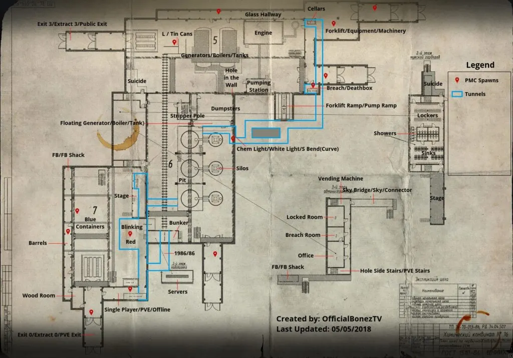 Factory Map 2020