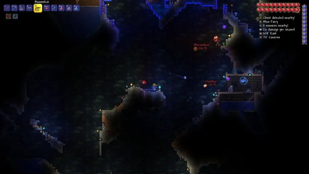 Terraria Blue Fairy Underground