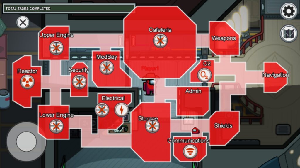 Among Us Sabotage Map