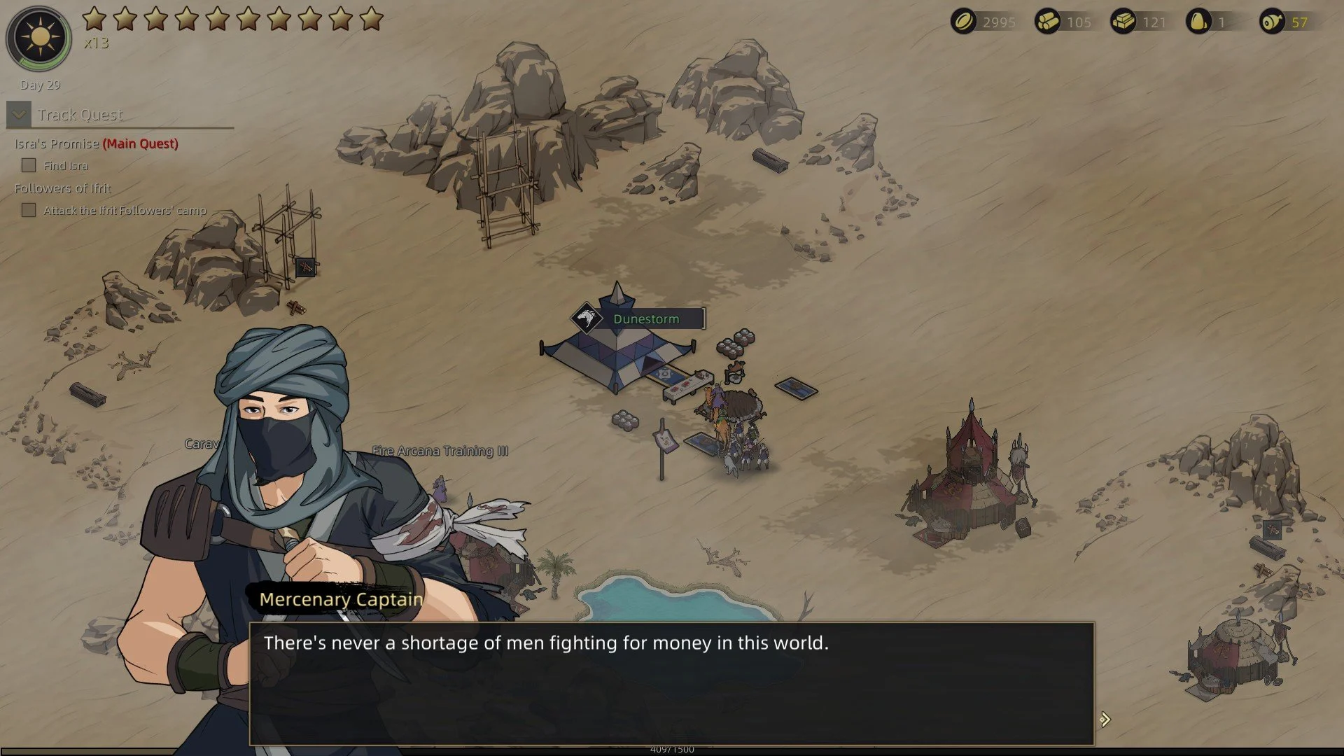 Sands of Salzaar - Mecenary Captain Recruiting