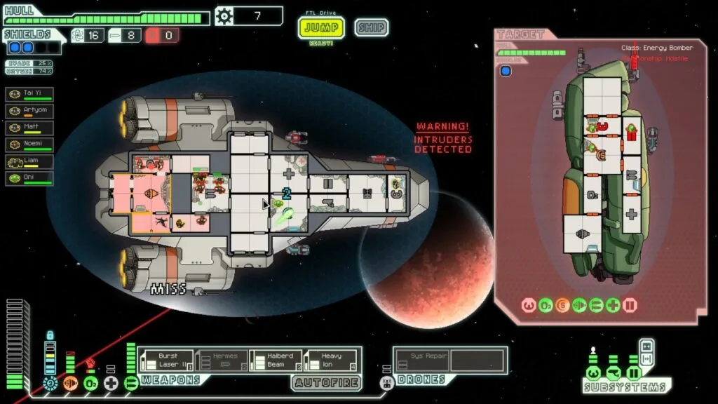 FTL Faster Than Light Space Ships Fighting