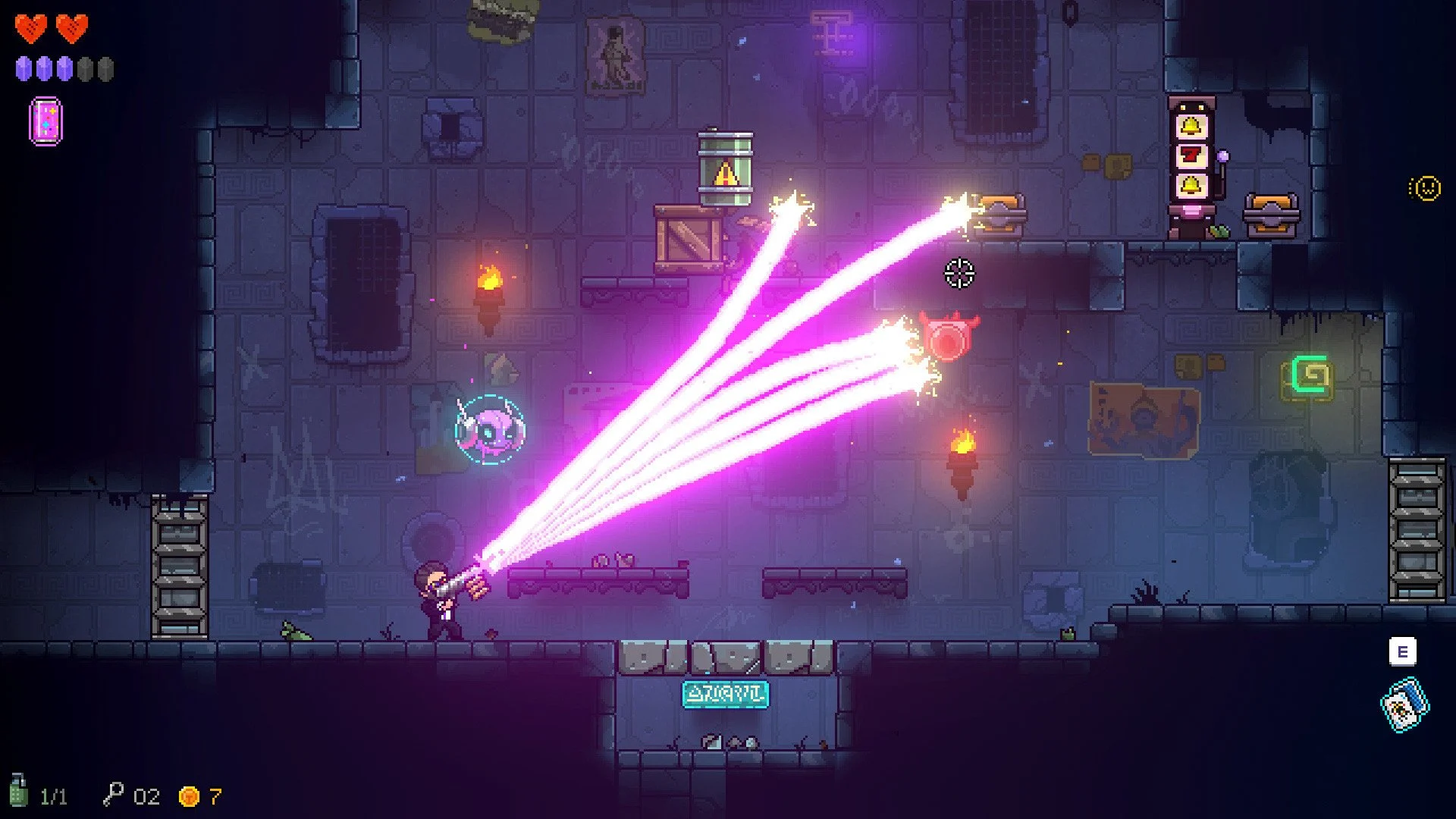 Neon Abyss Screenshot Roguelike