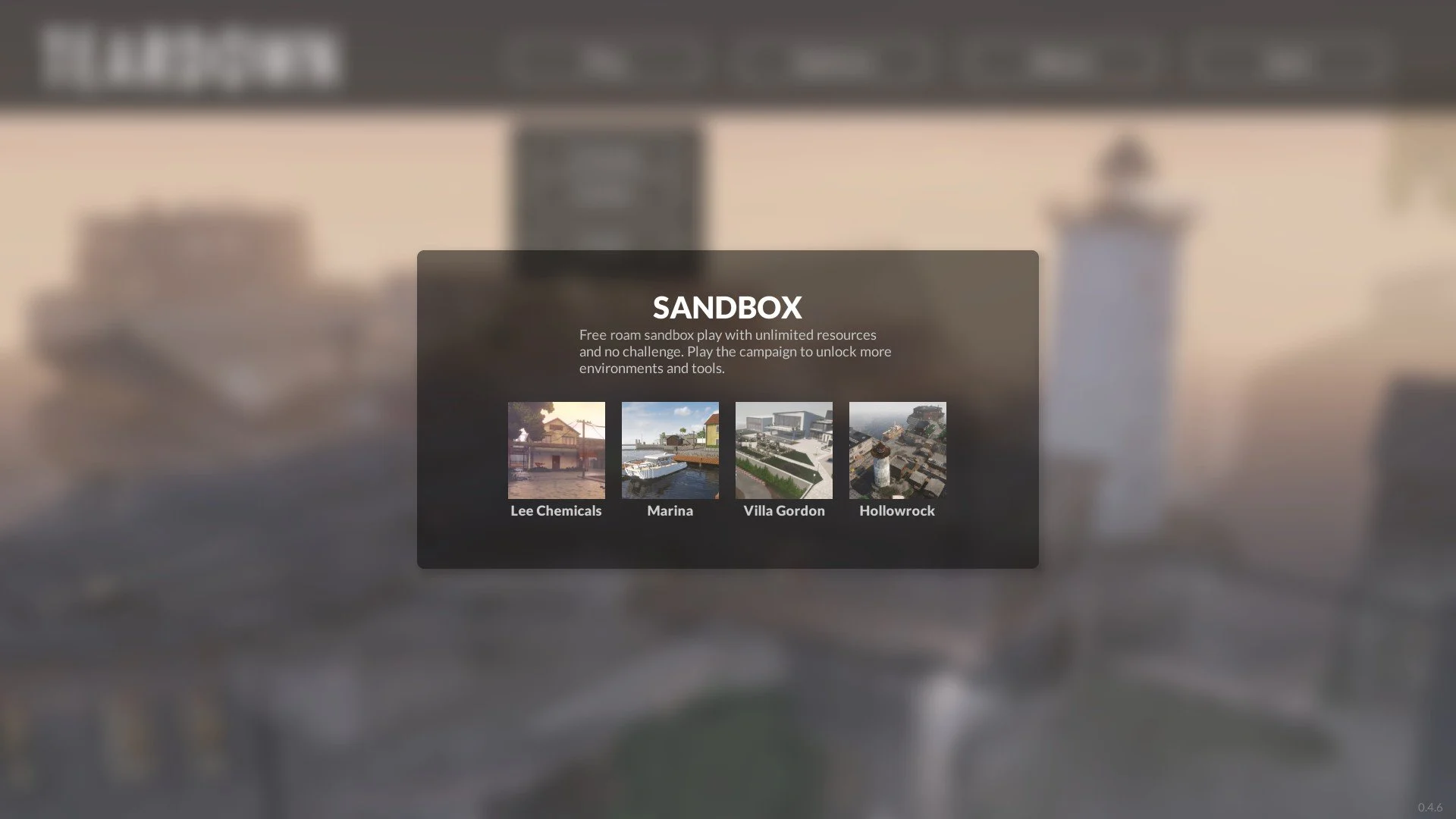 Teardown - Sandbox Mode Maps
