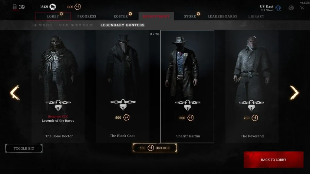 Hunt Showdown Legendary Hunters