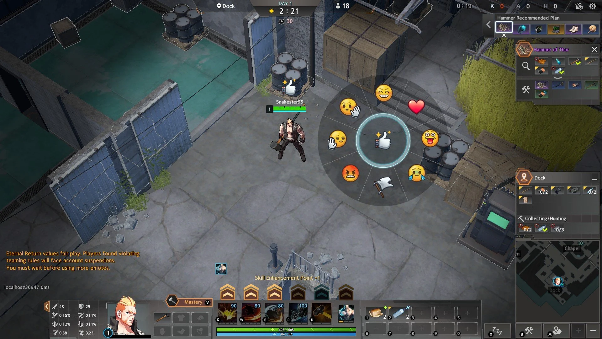 Eternal Return Black Survival How to Emote