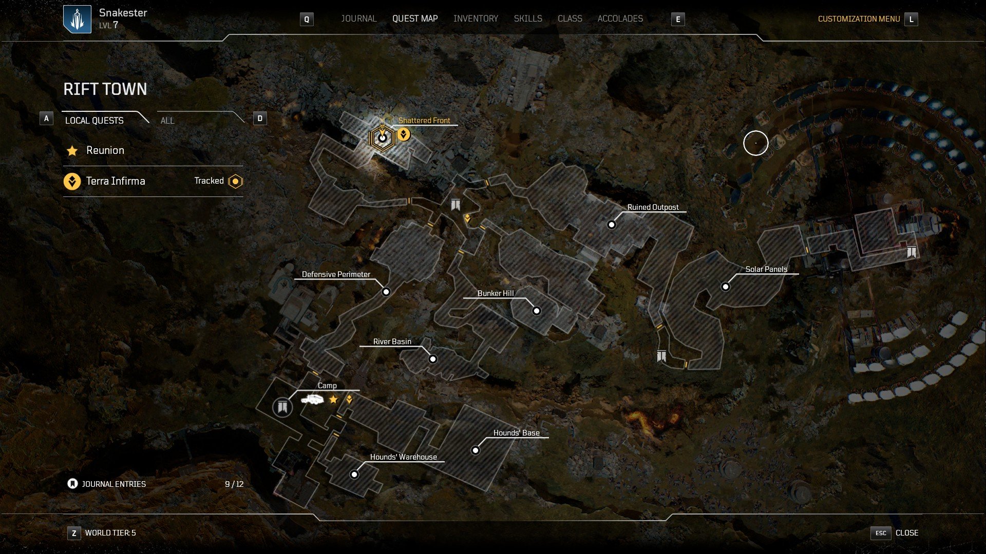 outriders map