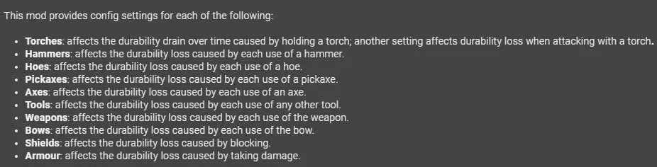 Valheim - Durability Mod