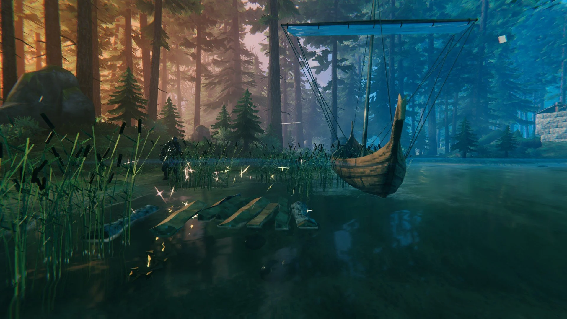 Valheim - Floating Items Karve Screenshot