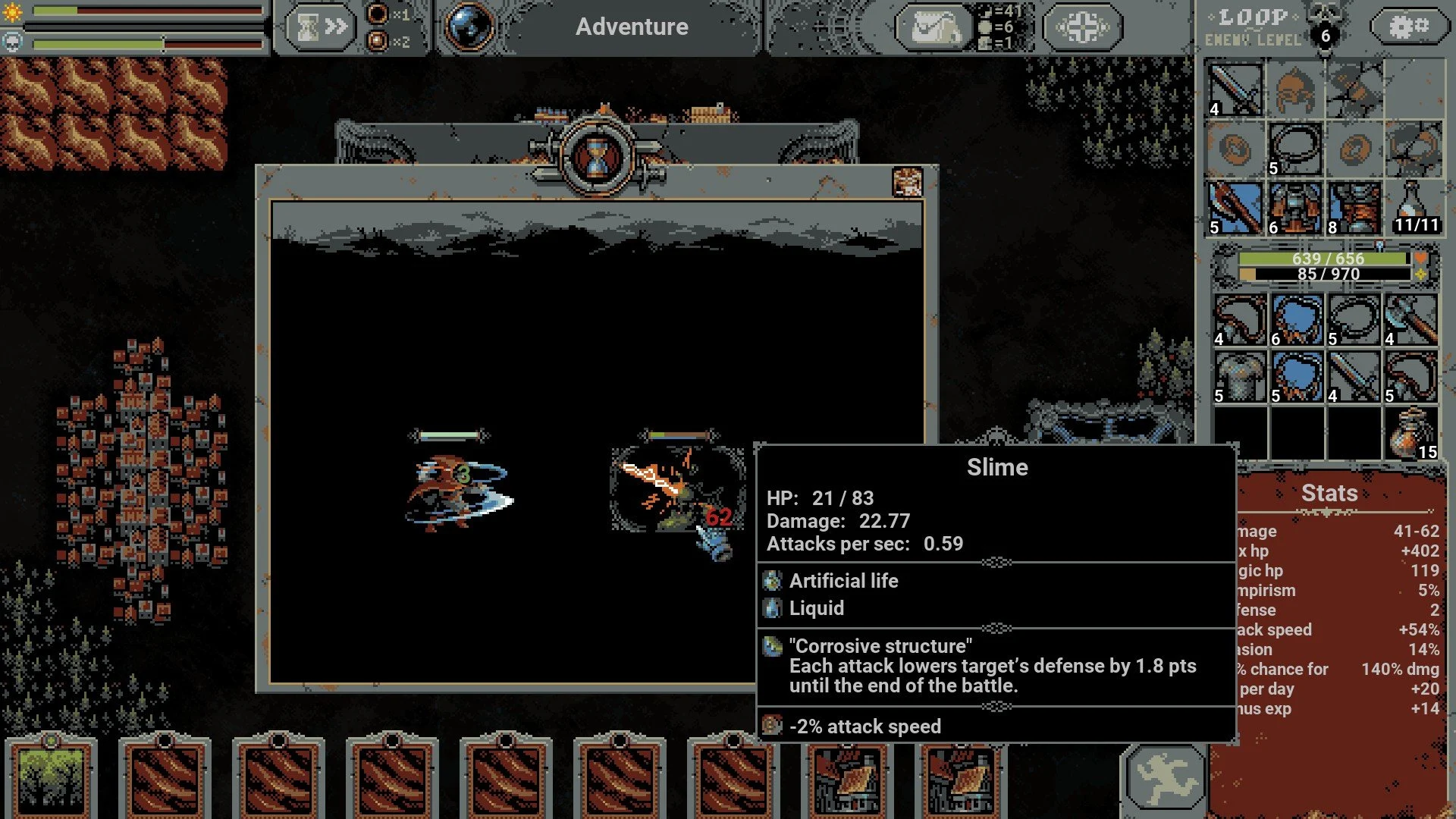Loop Hero - Blood Lightning Screenshot