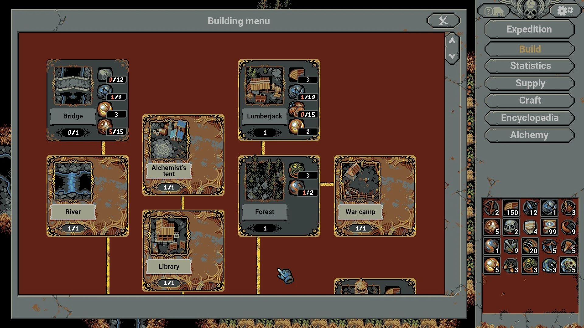 Loop Hero - Camp Buildings Screenshot