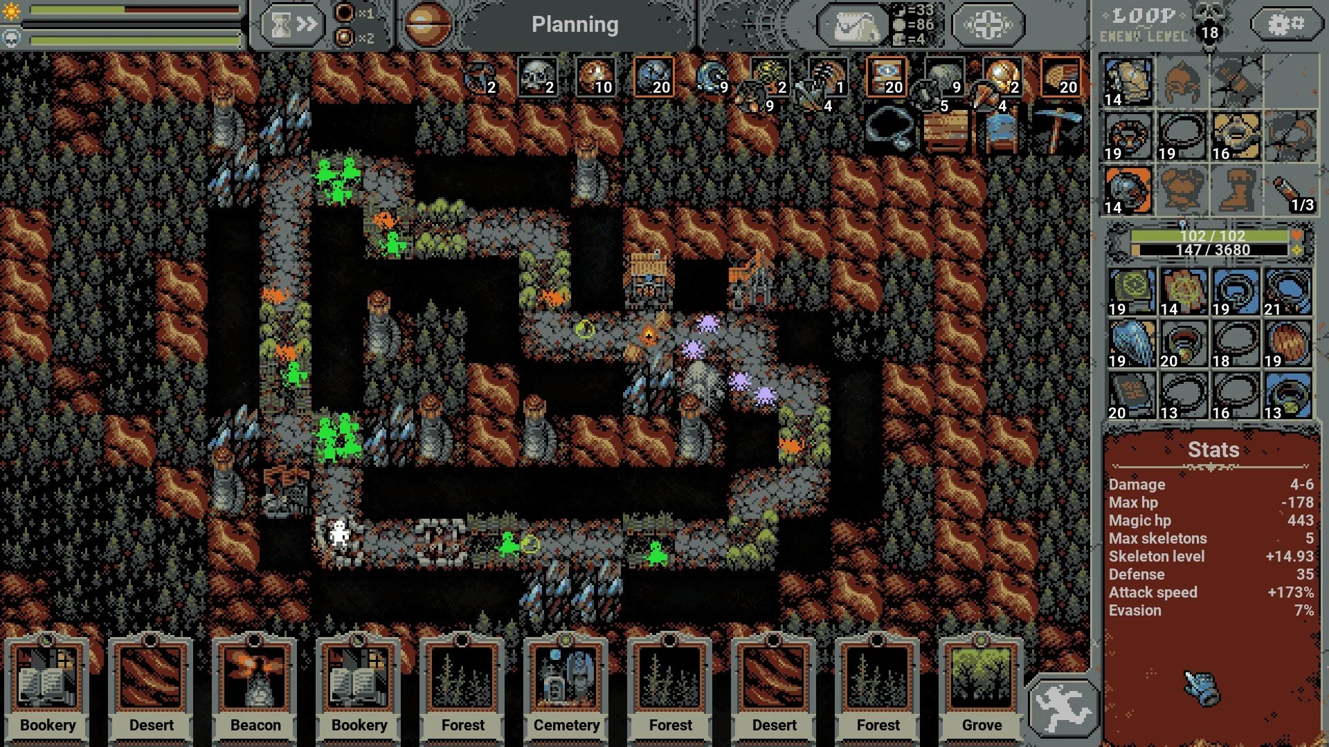 Loop Hero - Necromancer Traits Tier List