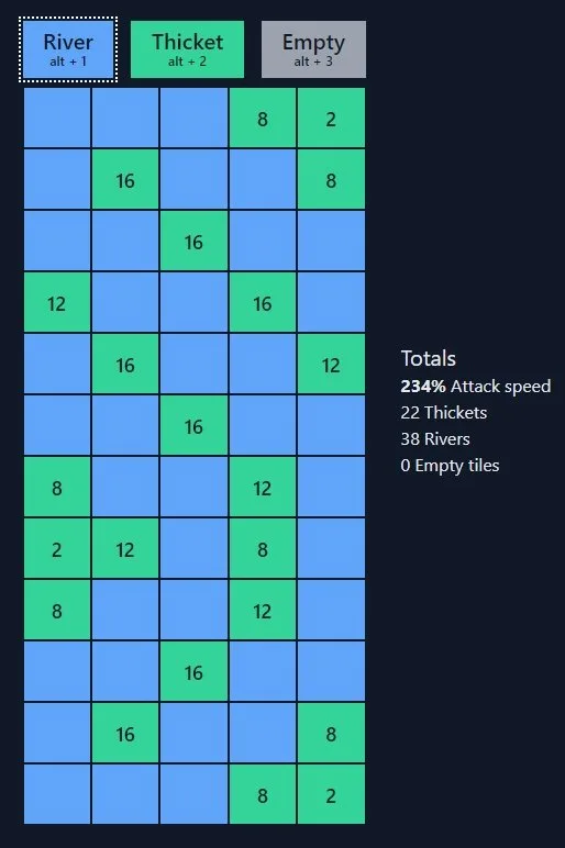 Loop Hero - River Placement Layout