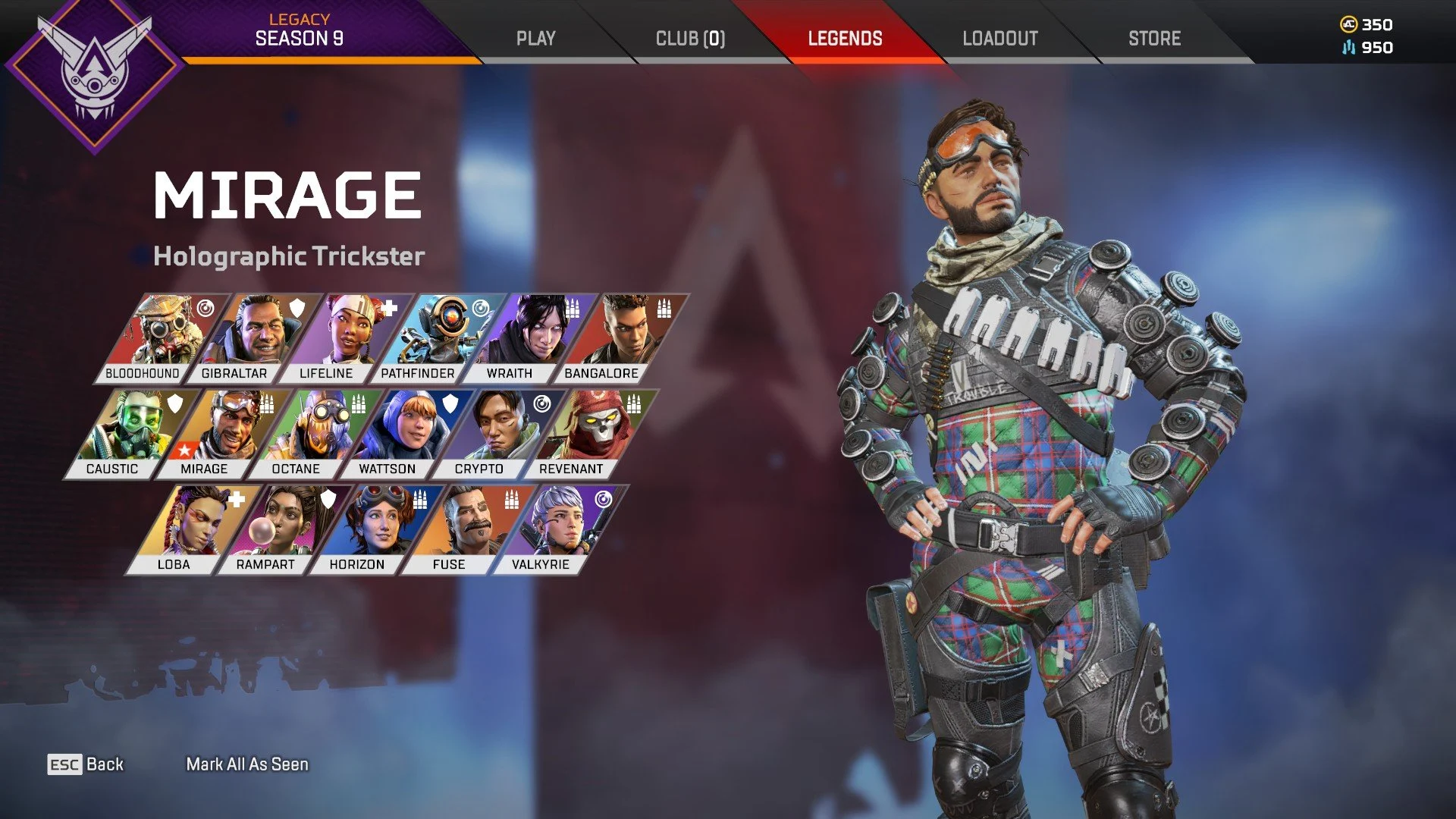 Apex Legends - Arena Mirage Character