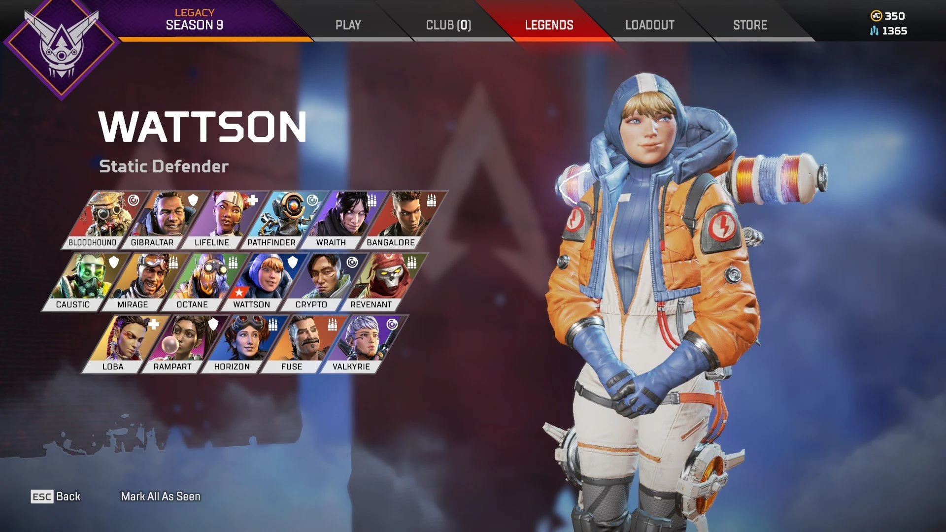 Apex Legends - Wattson Unlock Tips