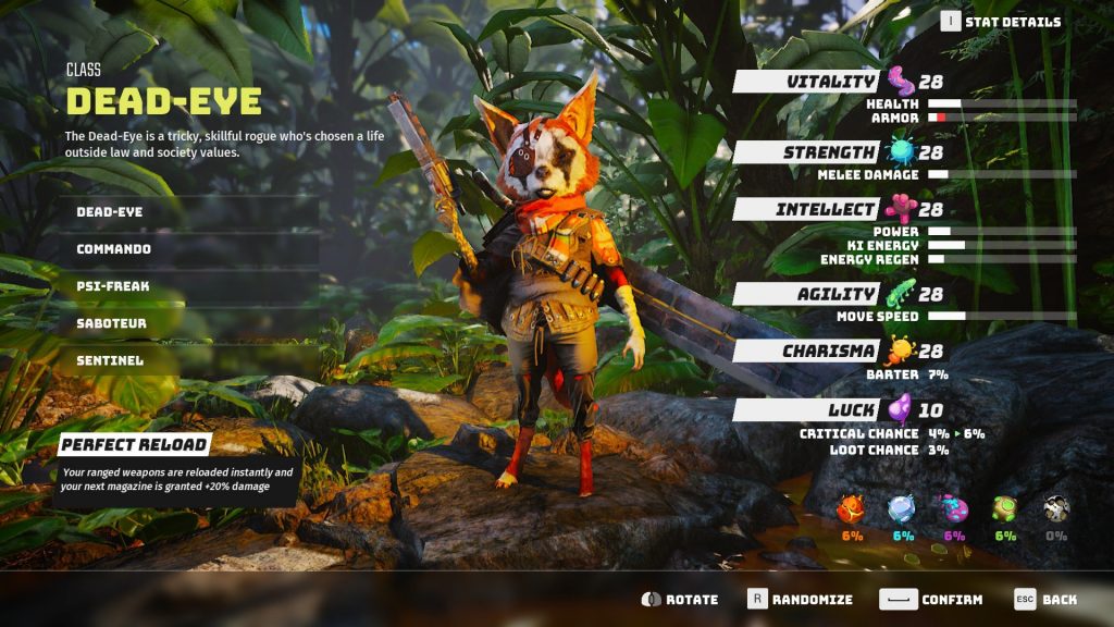 Biomutant – Can You Change Class