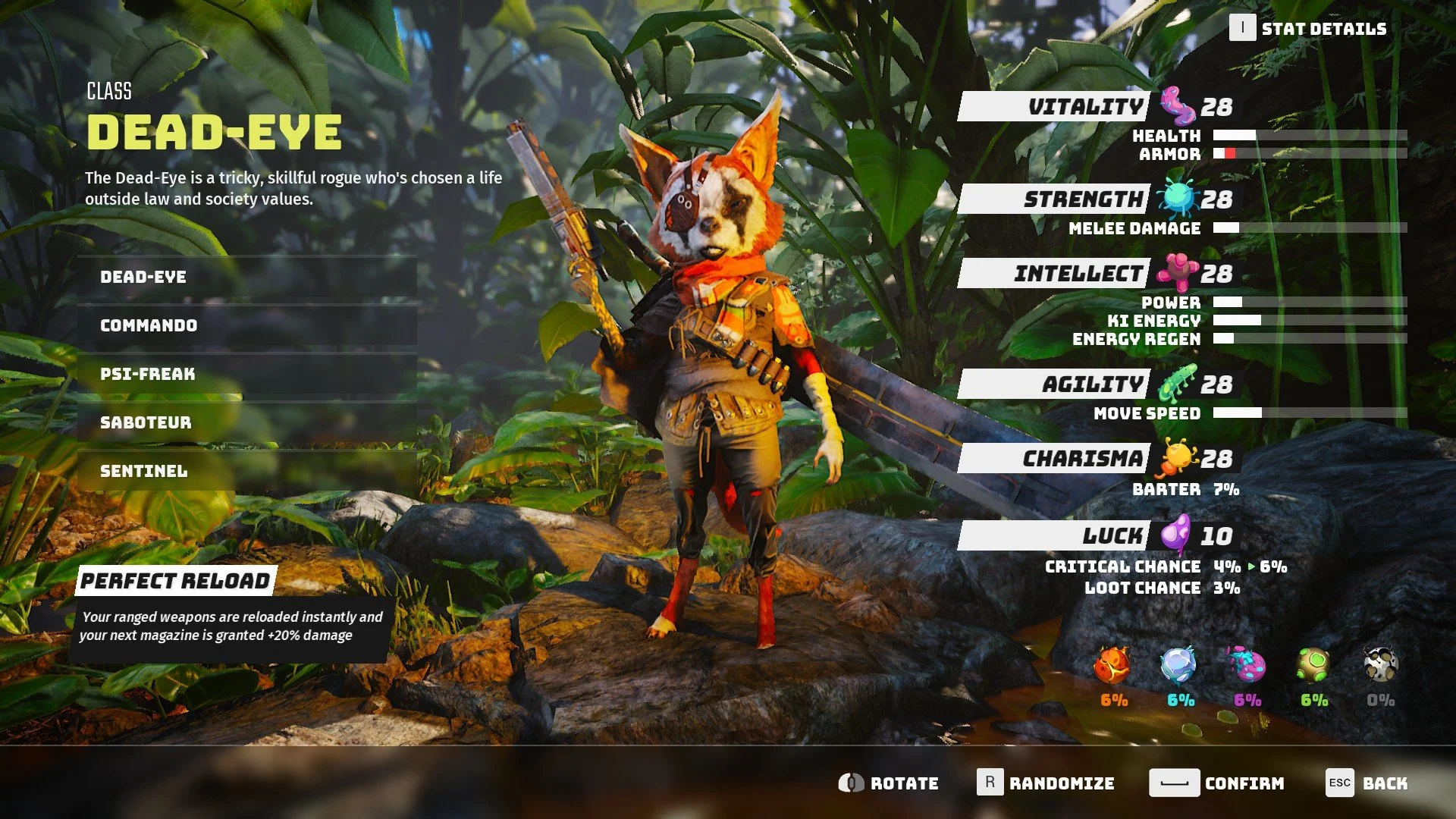 Biomutant - Character Classes Screenshot