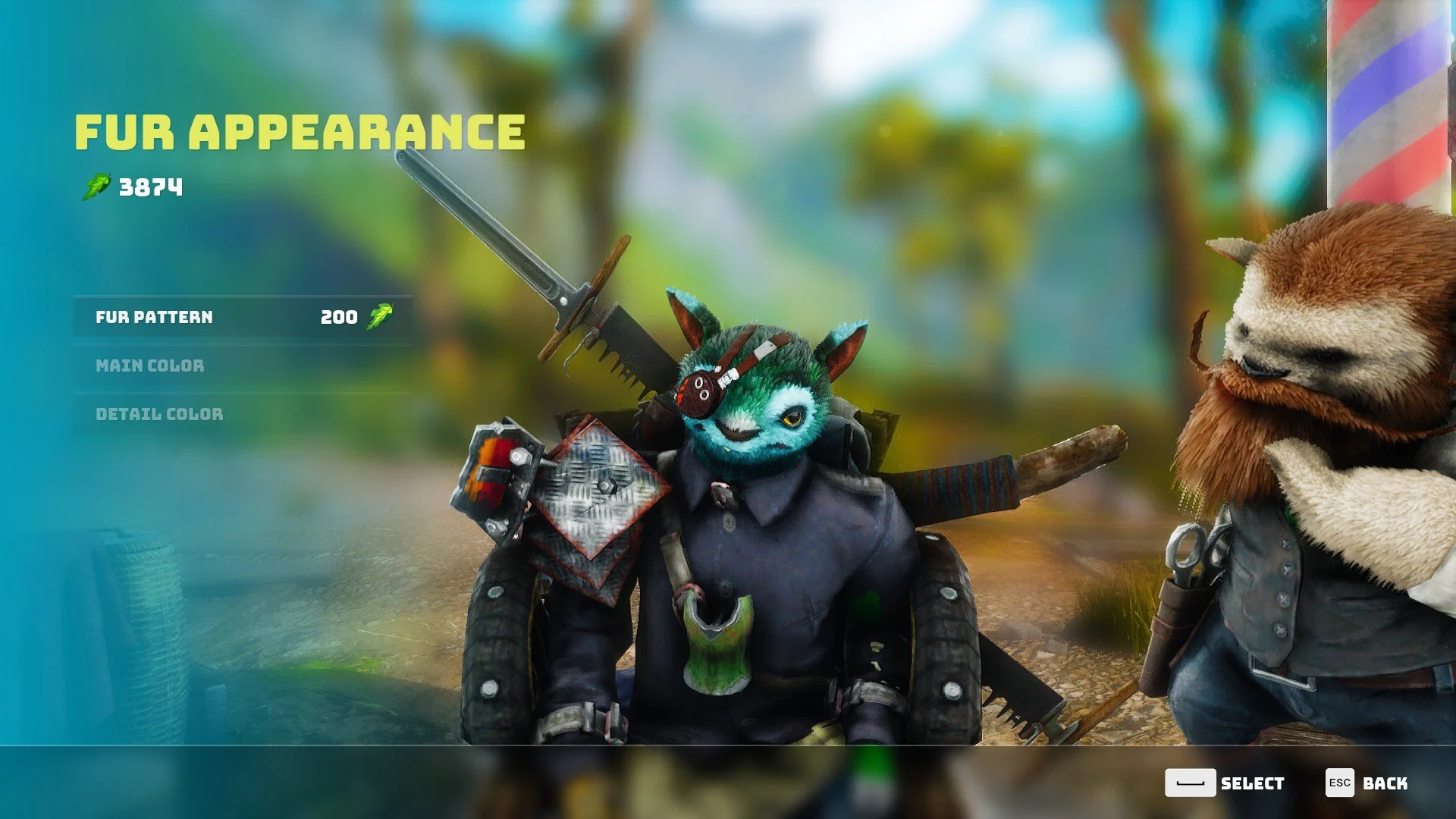 Biomutant - Trim Fur Costs