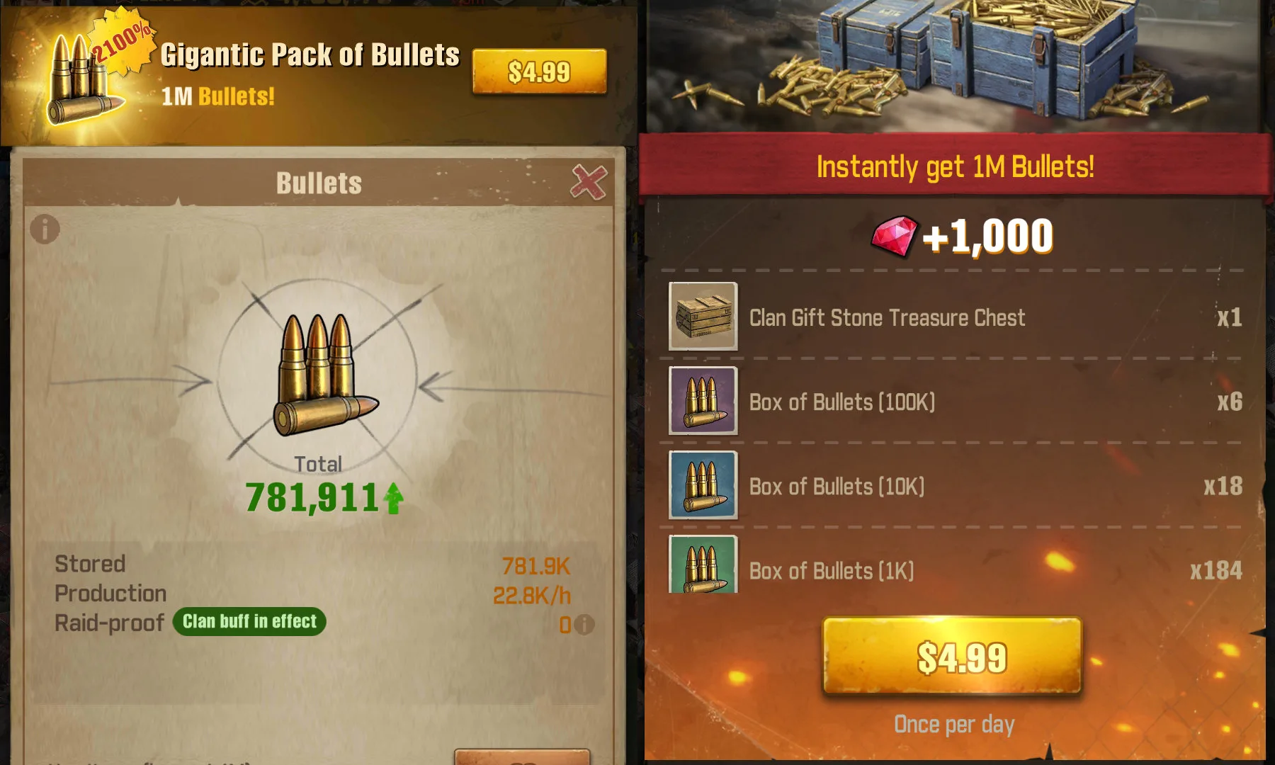 The Walking Dead Survivors - Gigantic Pack of Bullets