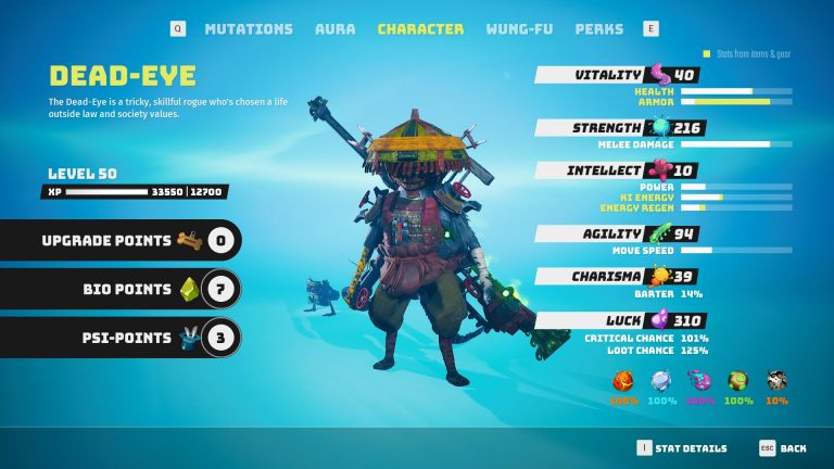 biomutant max level biomutant max level