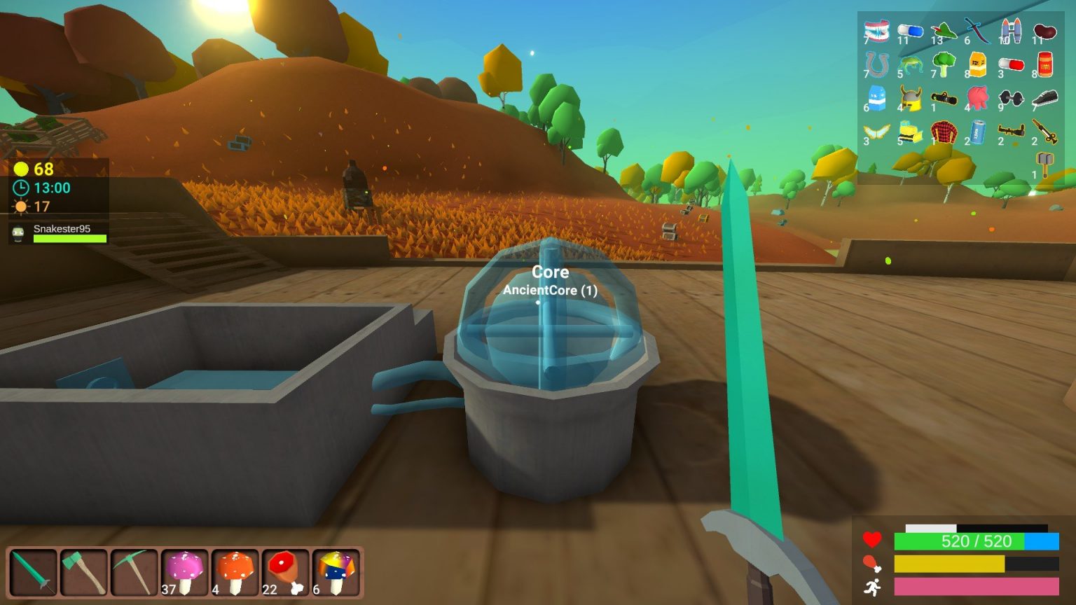 Muck What is the Ancient Core For Slyther Games