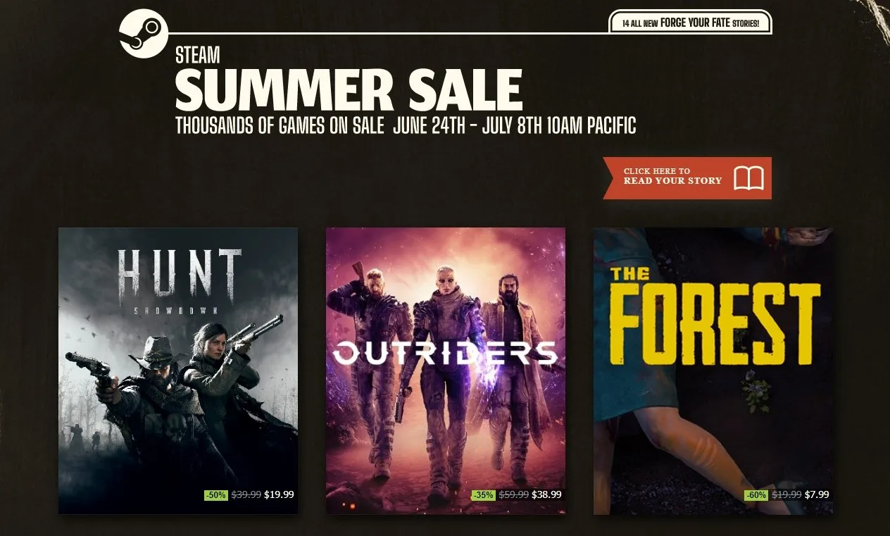 Steam Summer Sale 2021 Deals