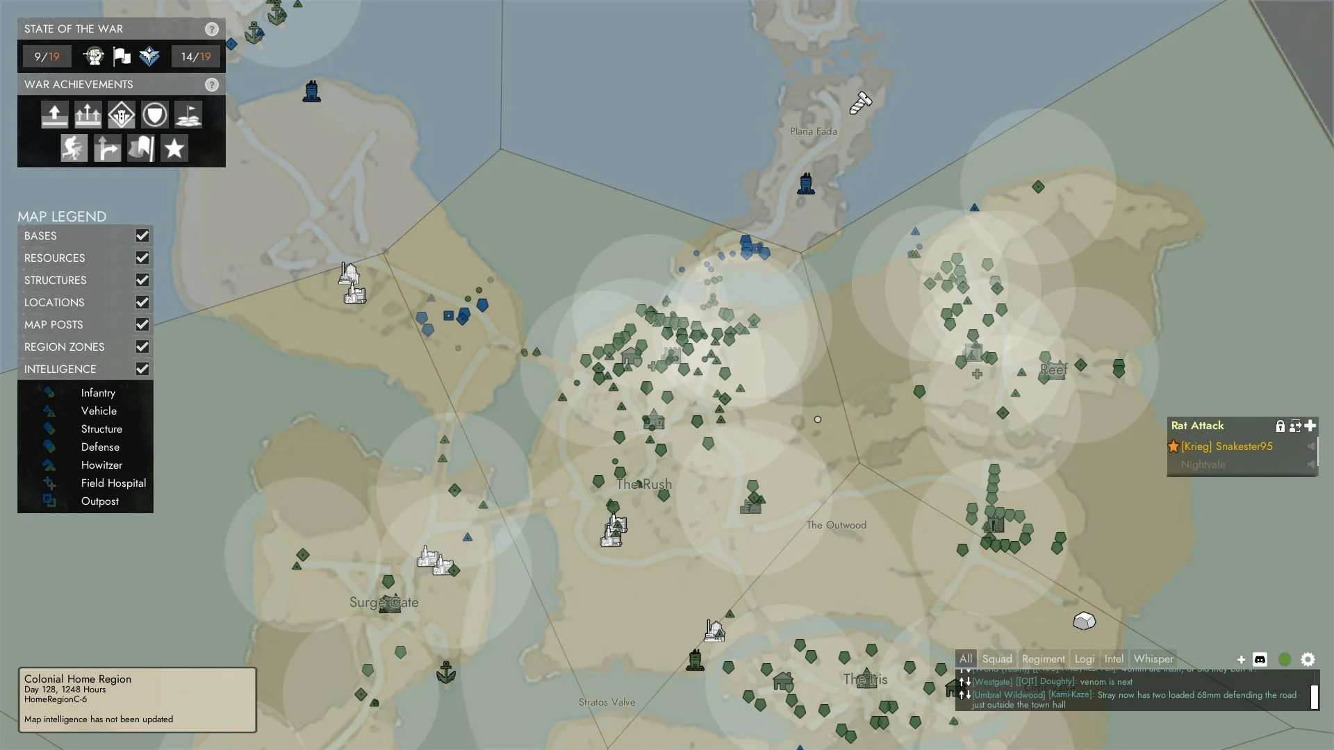 Foxhole - Deploy Map Screen