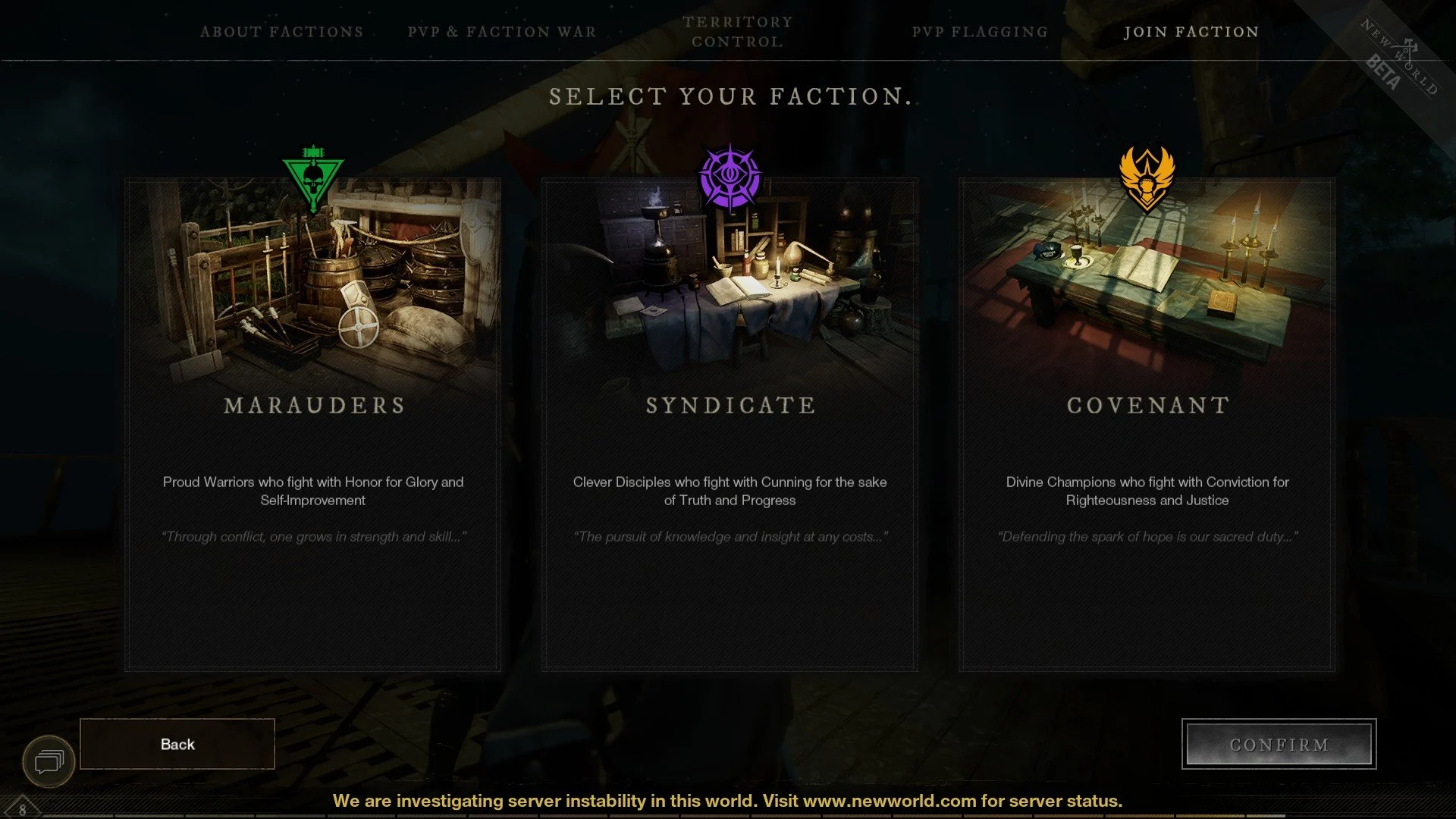 New World - Every Faction Screenshot