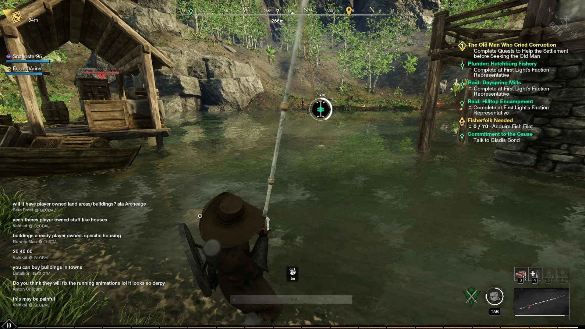 New World - Fishing Mini-game Screenshot
