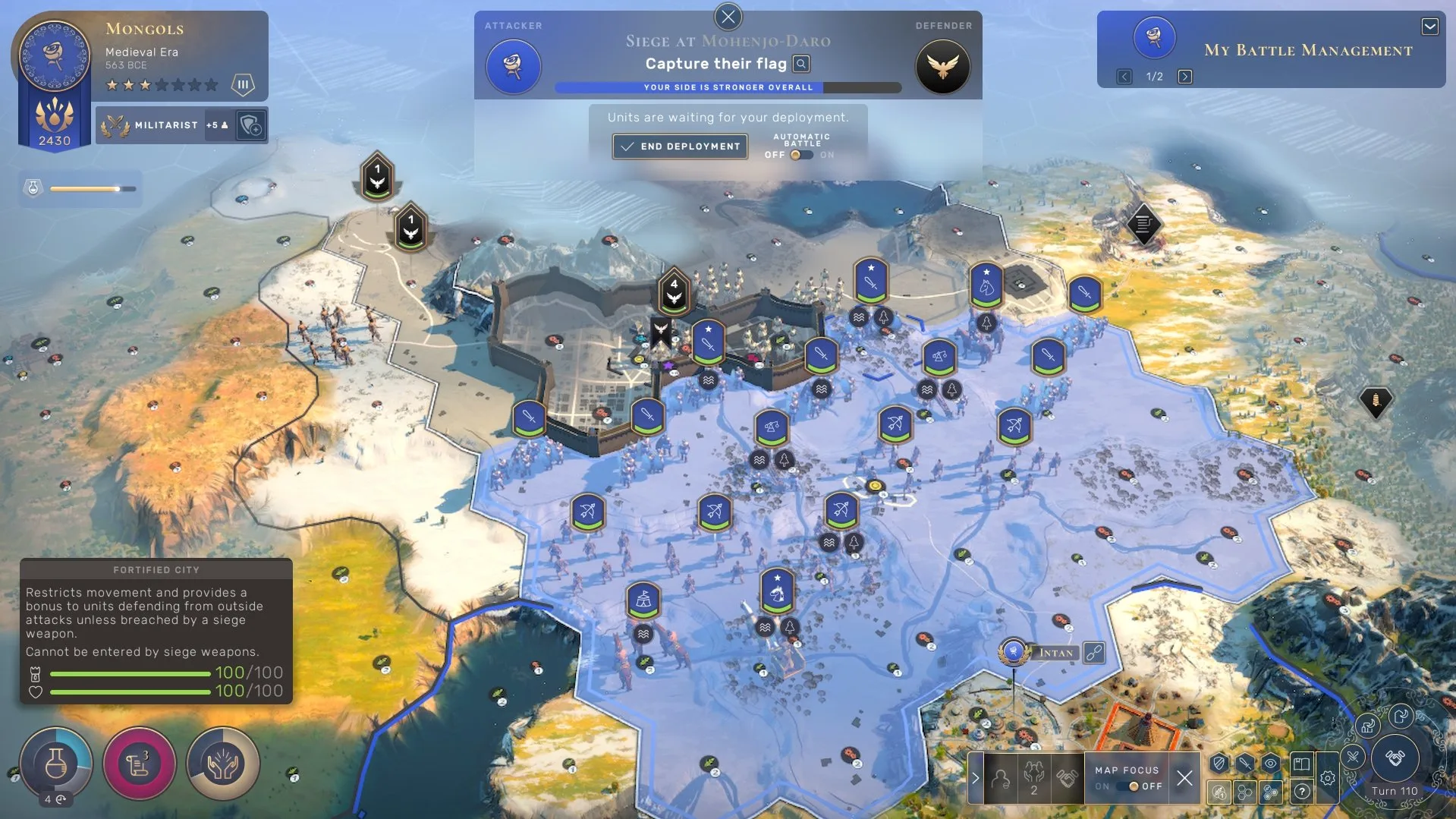 Humankind - War Support Battle Screenshot