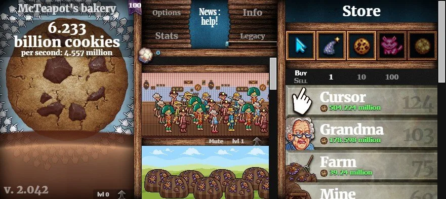 Cookie Clicker - Cookie-Dunker Achievement Screenshot