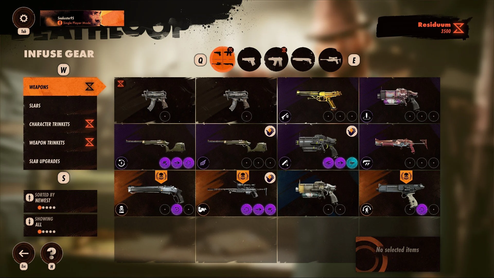 Deathloop - Loadout Weapons Screenshot