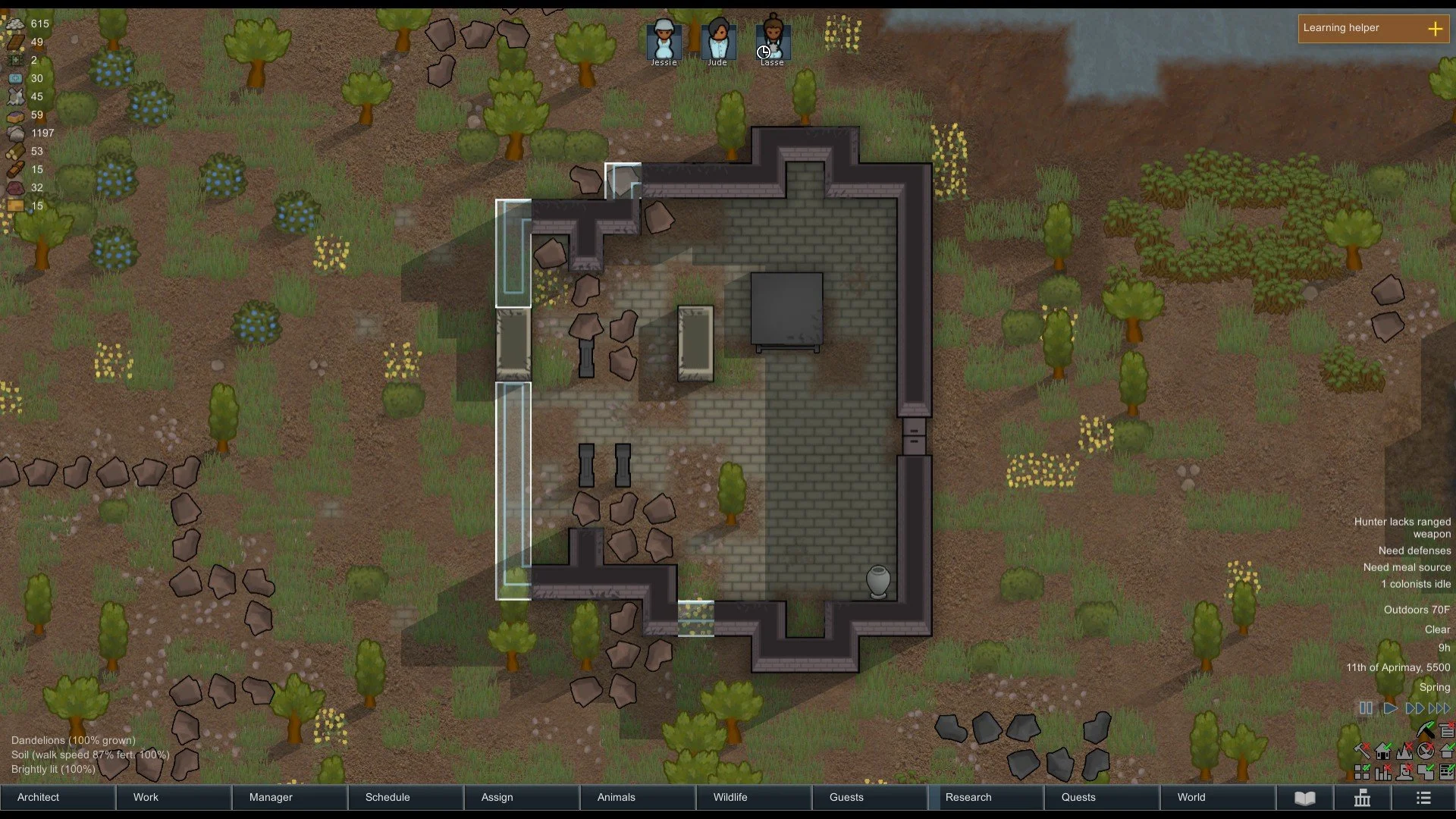 RimWorld - Room Walls Condition