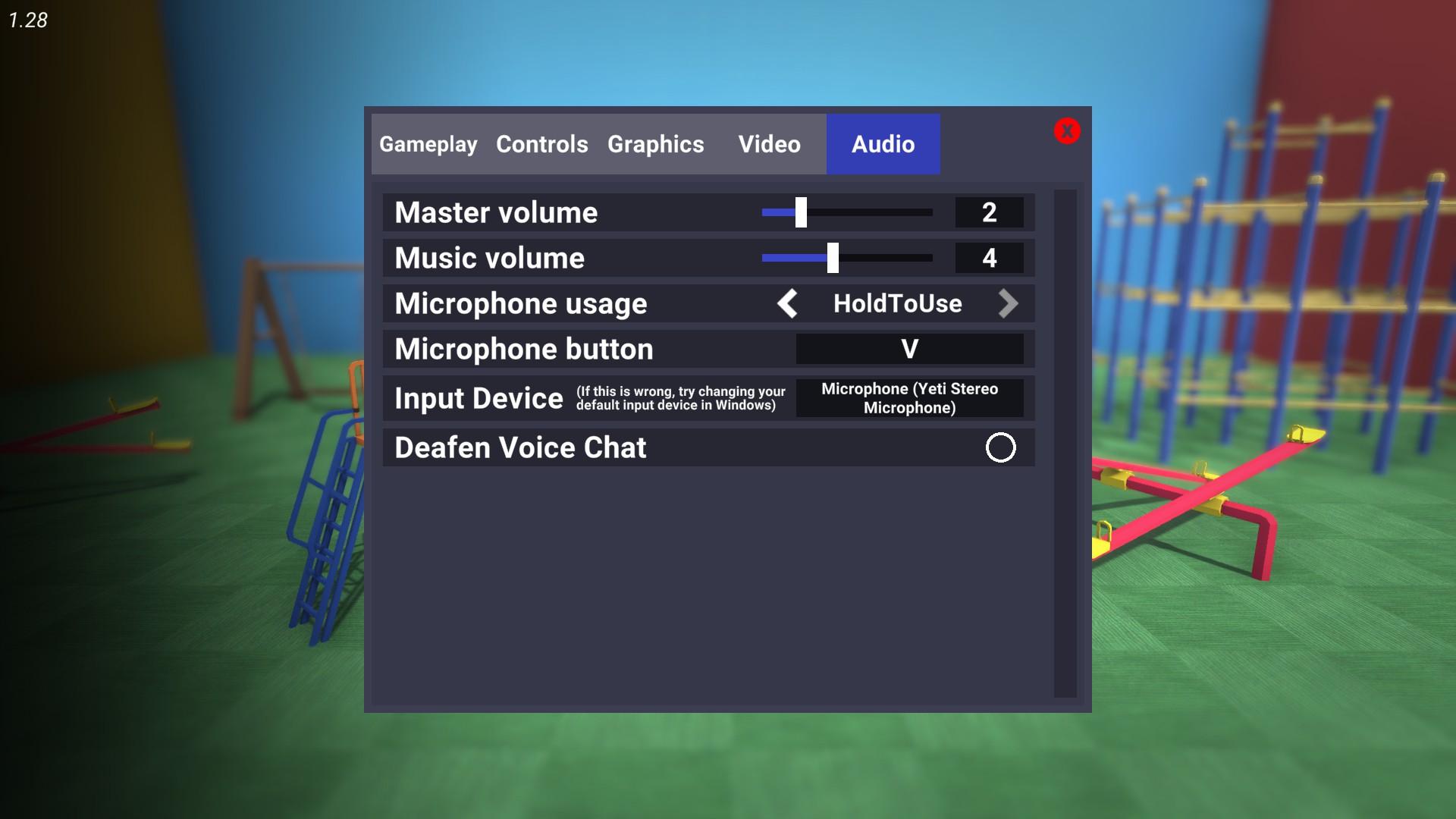 Crab Game - Voice Chat Settings