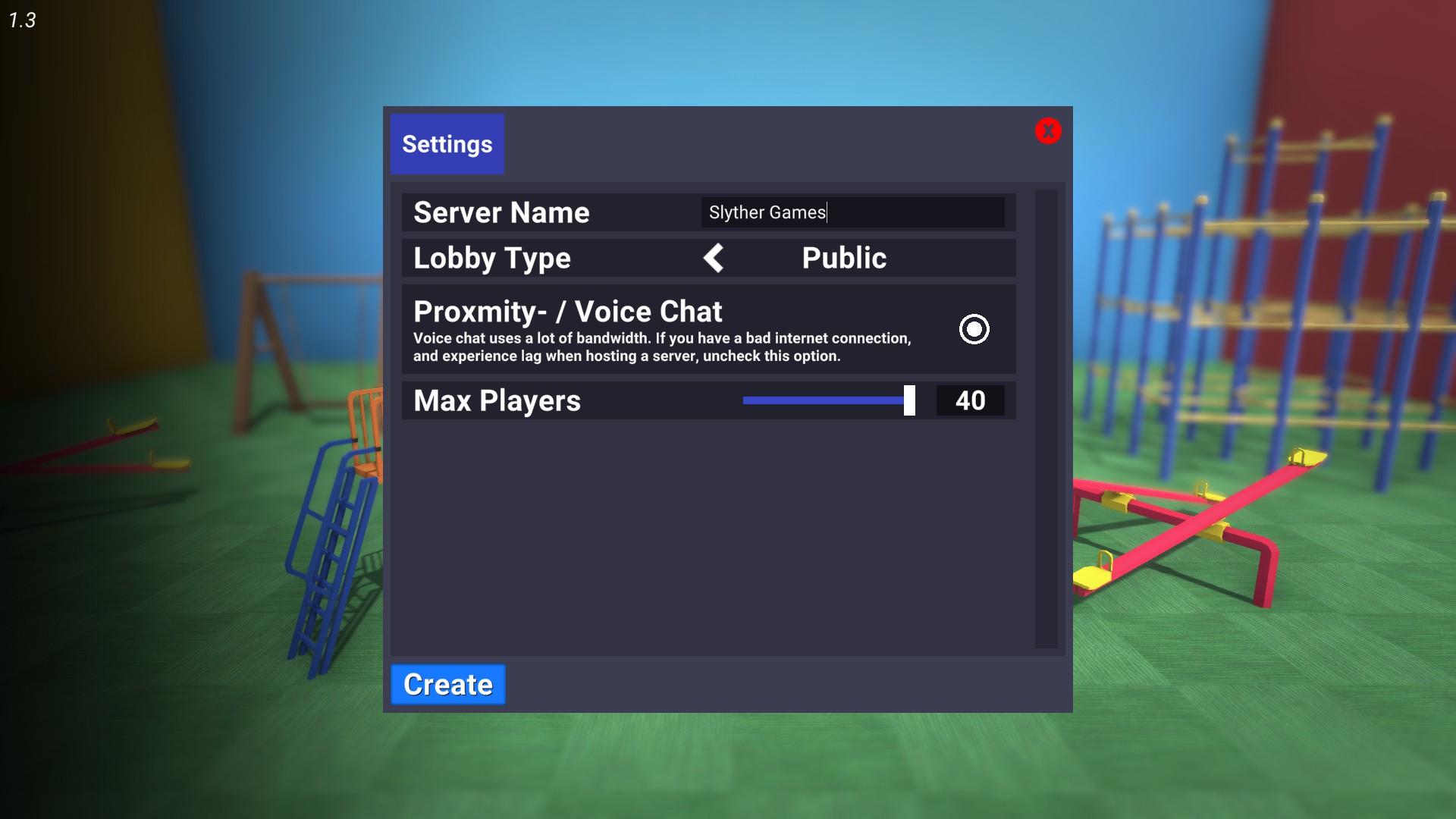 Crab Game - Host Server Settings