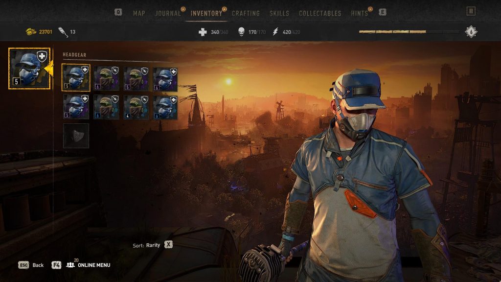 Dying Light 2 - Too Many Hats in Inventory