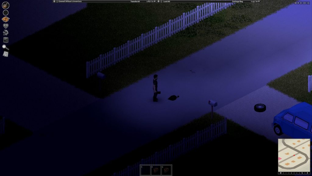 Project Zomboid - Dropping Items Before Death