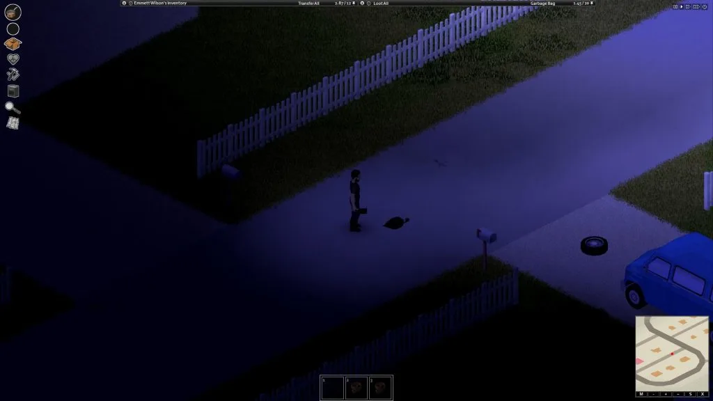 Project Zomboid - Dropping Items Before Death