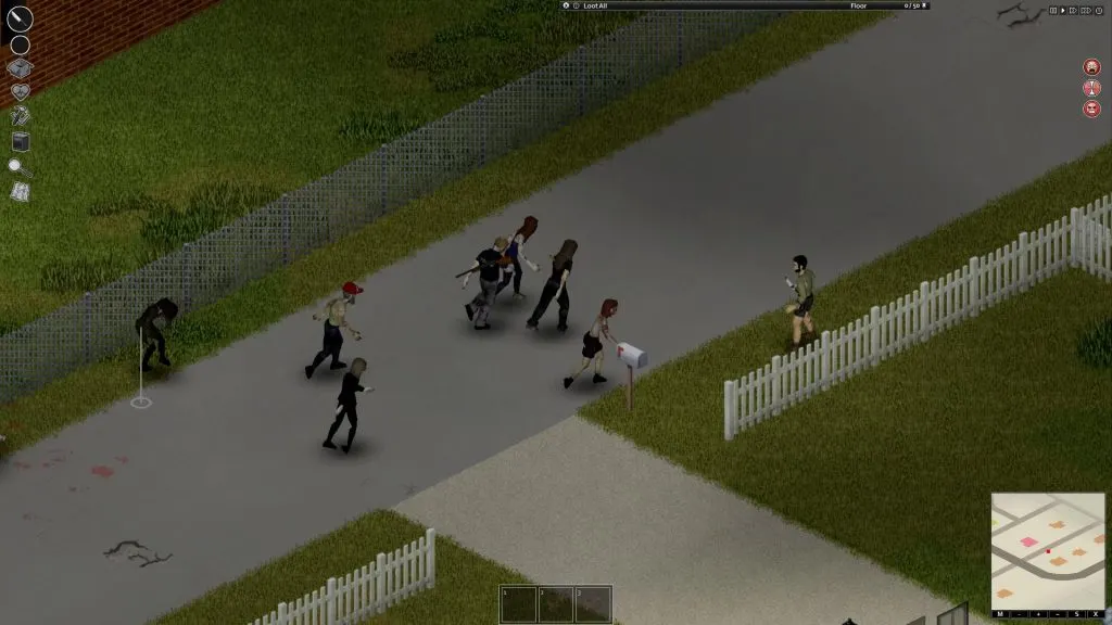 Project Zomboid - Small Horde of Zombies