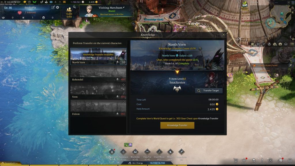 Lost Ark - North Vern Knowledge Transfer