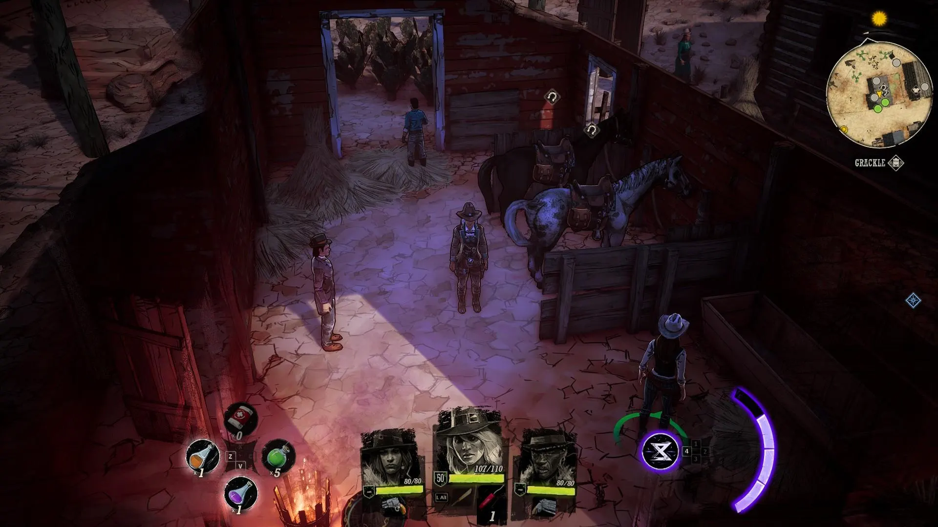 Weird West - Buying a Horse at a Stable