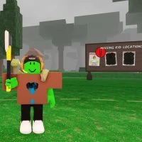 99 Nights in the Forest Roblox Screenshot Showing Someone Holding an Axe