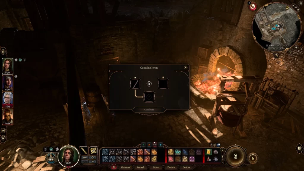Baldur's Gate 3 - Combining Items From Inventory