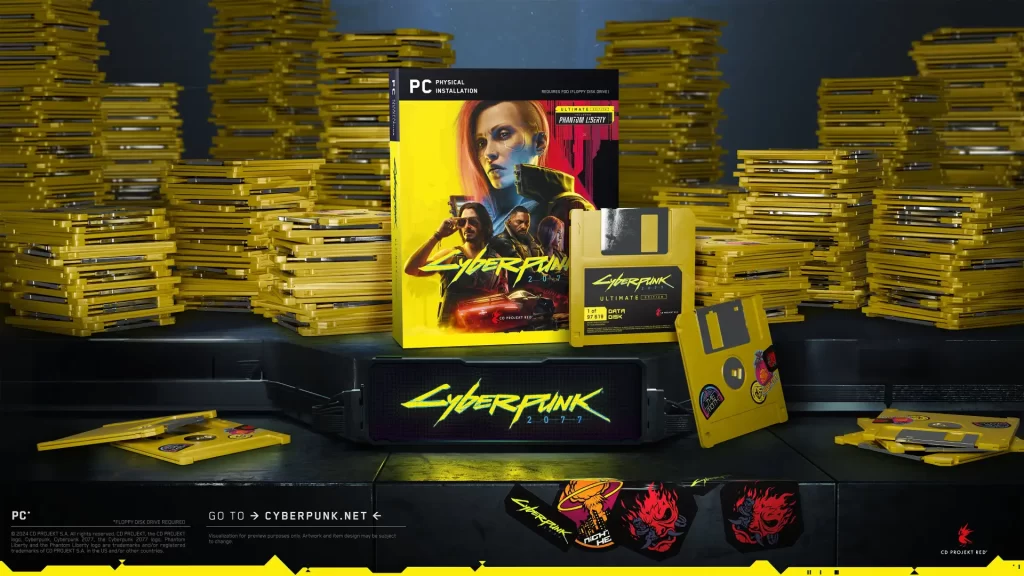 Cyberpunk 2077 Floppy Disk Edition