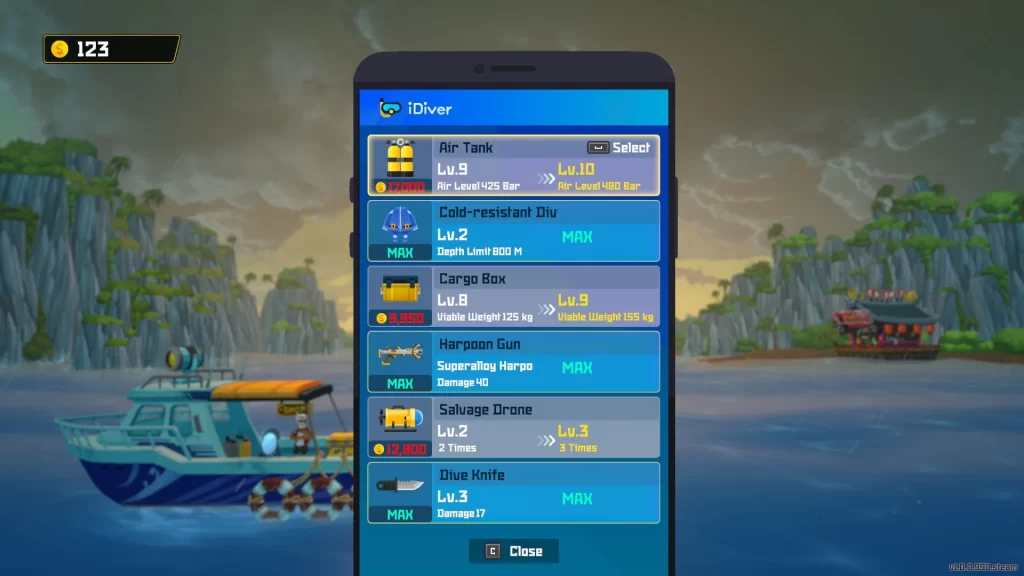 Dave the Diver - iDiver Upgrade Phone App